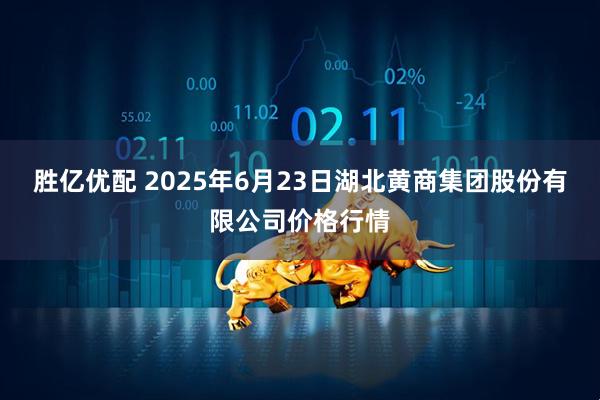 胜亿优配 2025年6月23日湖北黄商集团股份有限公司价格行情